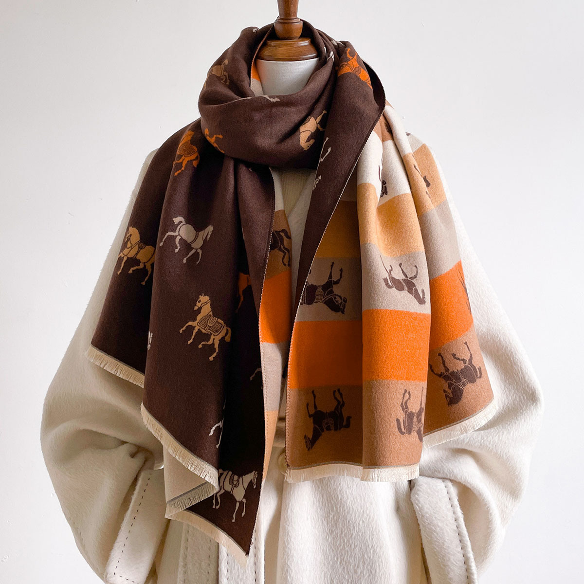 Herfst Winter Sjaal Dames Pash - Woven Scarf Blanket recensie en prijs