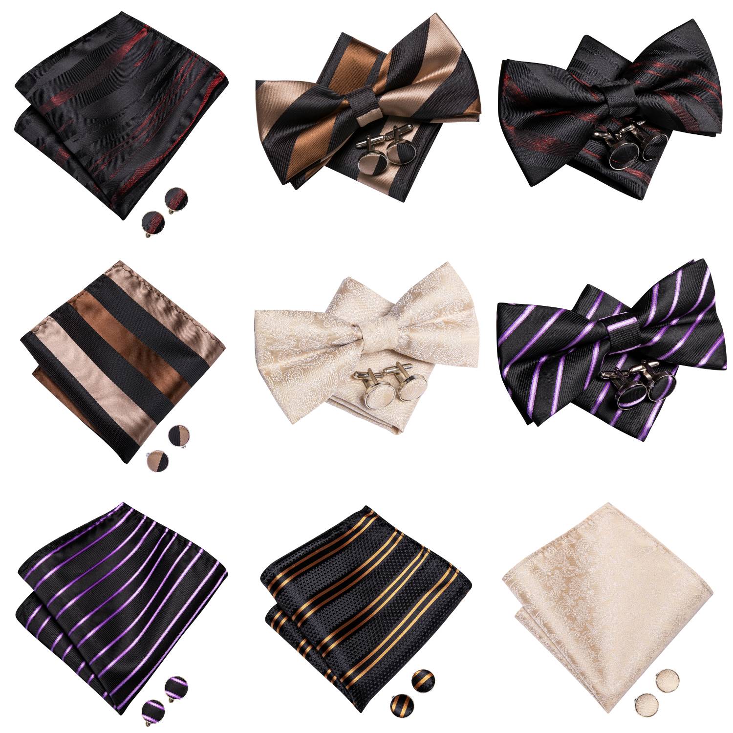 Heren vlinderdas Hanky manchet - Bow Tie Pre Tied recensie en prijs
