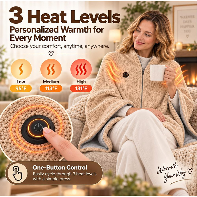 Nieuwe herfst-winter warme ver - Woven Scarf Blanket recensie en prijs