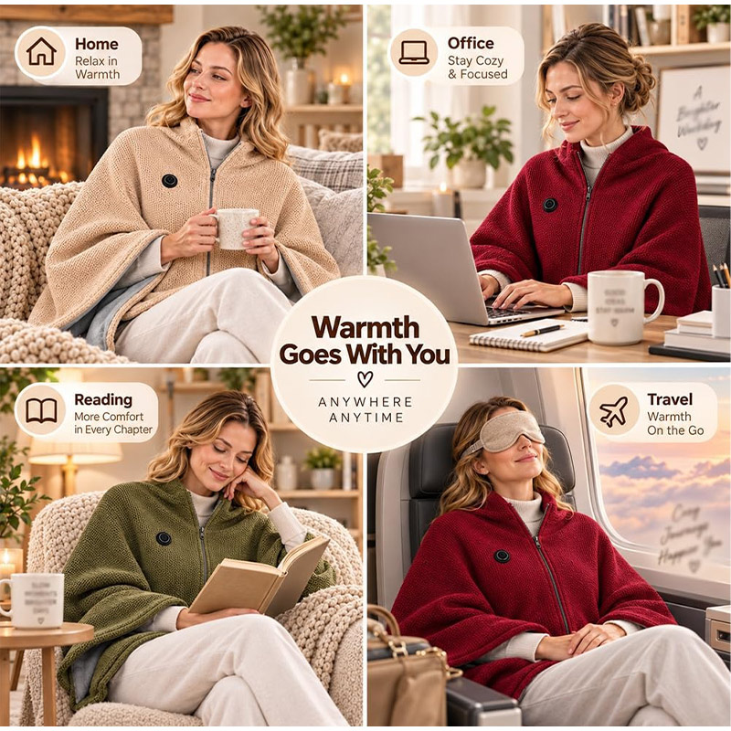 Nieuwe herfst-winter warme ver - Woven Scarf Blanket recensie en prijs