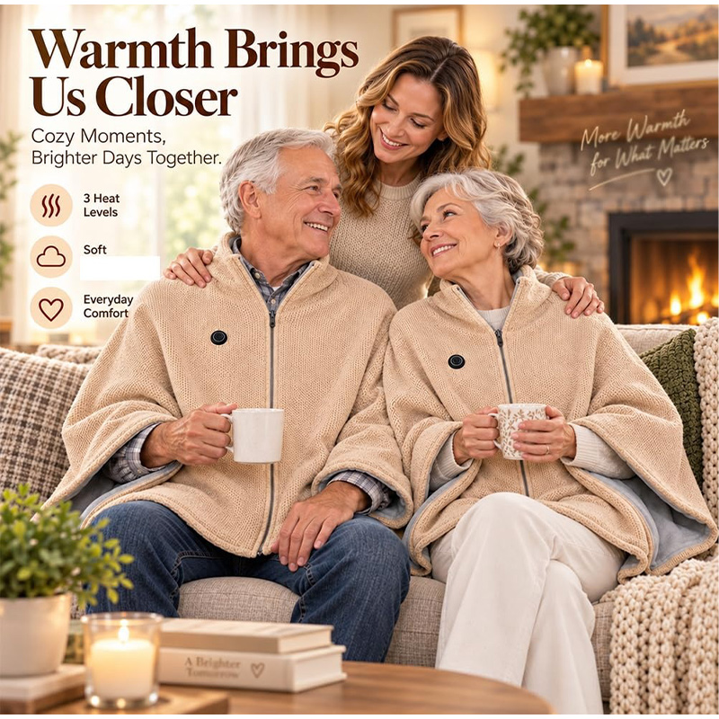 Nieuwe herfst-winter warme ver - Woven Scarf Blanket recensie en prijs