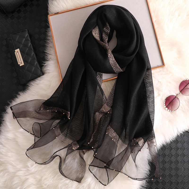 2024 Luxe 100% Zijden Sjaal Sj - Scarf Silk Square recensie en prijs
