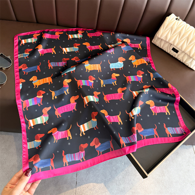 Mode Wiener Hond Print Bandana - Face Scarf Mask recensie en prijs