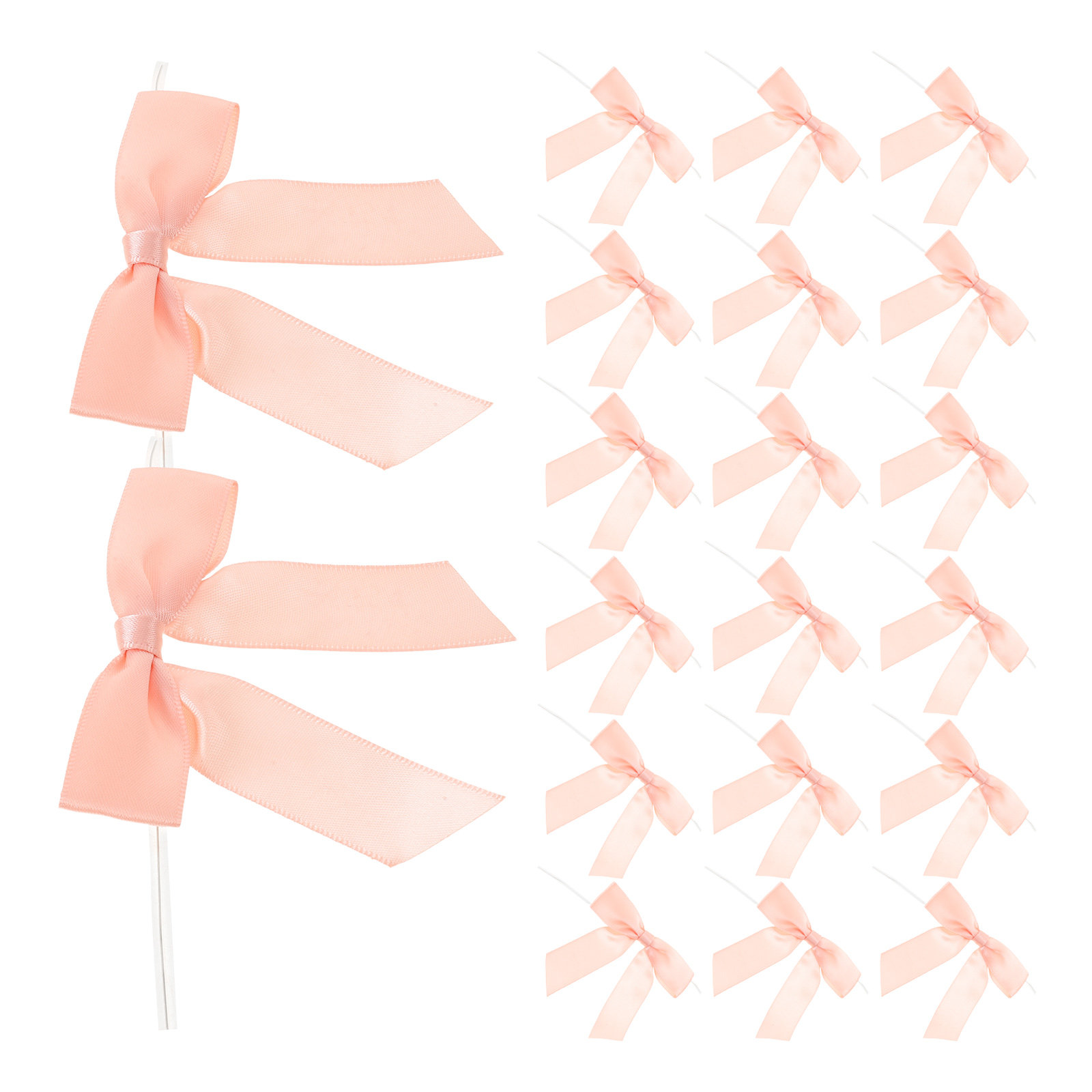 50 stuks roze mini satijnen st - Bow Tie Pre Tied recensie en prijs