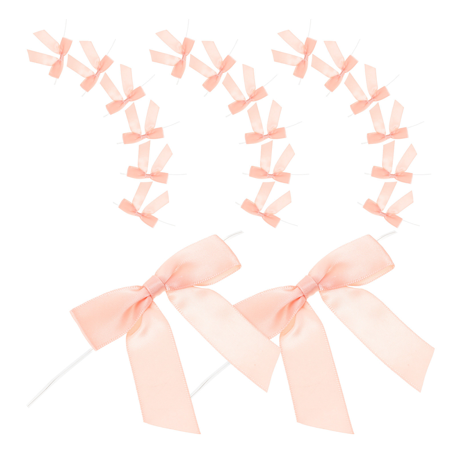 50 stuks roze mini satijnen st - Bow Tie Pre Tied recensie en prijs