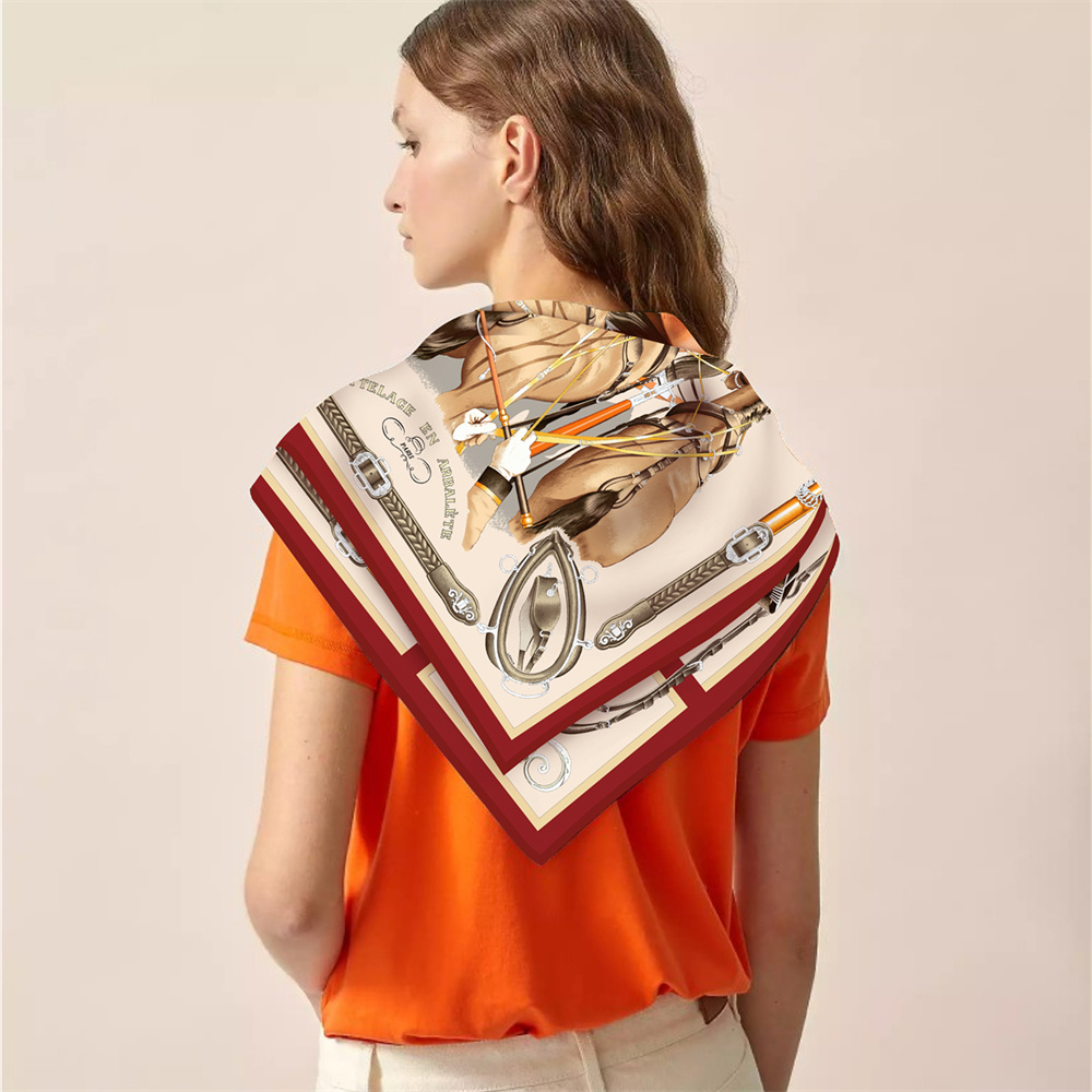 Zijden Sjaal Vrouwen Paard Ged - Face Scarf Mask recensie en prijs