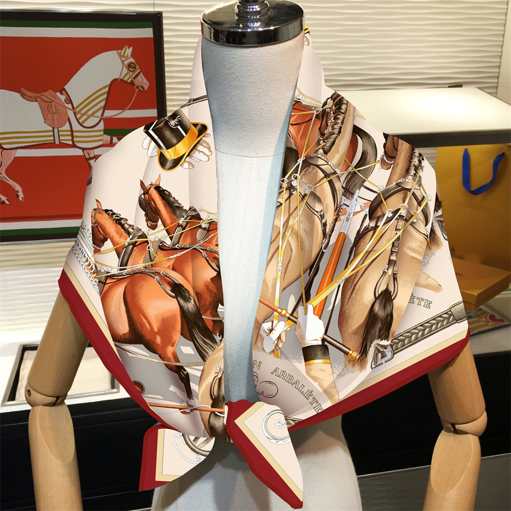 Zijden Sjaal Vrouwen Paard Ged - Face Scarf Mask recensie en prijs